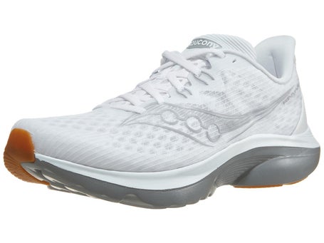 Saucony Kinvara 16 Men's Shoes White/Gum Running Warehouse