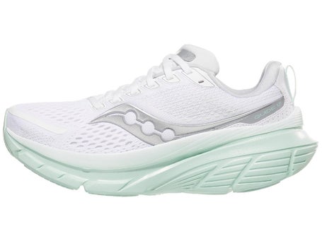 Saucony Guide 17 Women's Shoes White/Jade | Running Warehouse