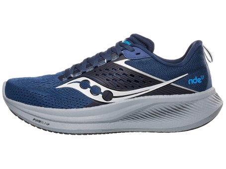 Saucony Ride 17 Men's Shoes Tide/Silver | Running Warehouse