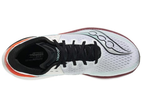 Saucony Endorphin AZURA men’s 9 White Running Shoes with Red/Black Accents S14 Saucony Endorphin Azura Men main image 3