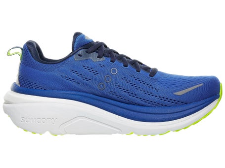 NEW SAUCONY men\'s hurricane 25 running shoe in lapis/citron Saucony Men main image 4