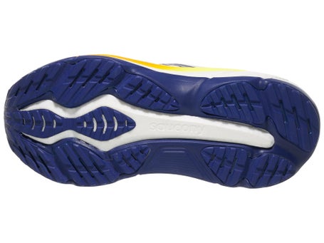 Saucony Hurricane 25 Scarpa Da Ginnastica Uomo - Massima Ammortizzazione, Bianco/Nebbia, Taglia 46.5 EU