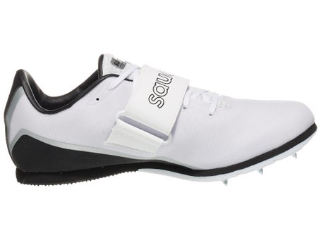 Saucony Soarin J Spikes Unisex White/Black Running Warehouse