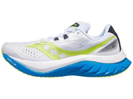 Saucony Endorphin Speed 4\Mens Shoes\White/ViziBlue