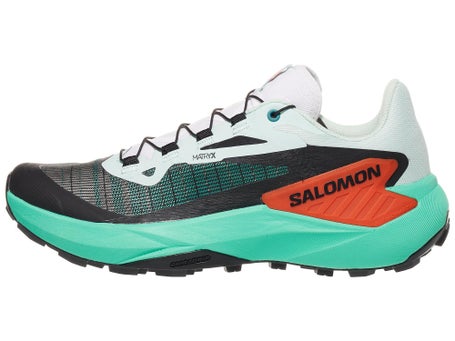 Salomon Genesis\Womens Shoes\Bay/Electric Green/Tomato