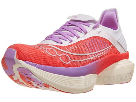 Saucony Endorphin Elite 2 Unisex Shoes Coral/White | Running  display picture 1