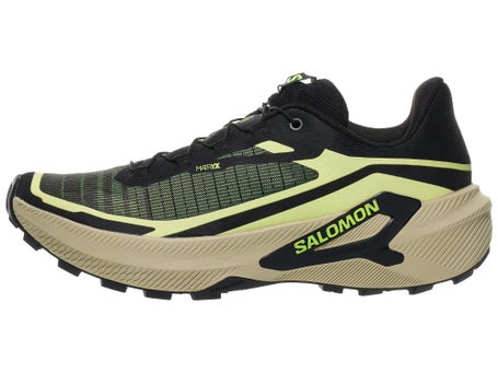 Salomon Genesis 2\Mens Shoes\Lime/Black/Bog