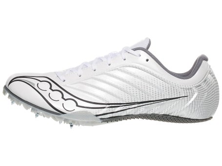 Saucony Spitfire 5 Spikes\Unisex\White/Carbon