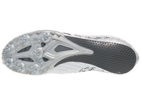 Saucony Spitfire Spikes Unisex White/Carbon Running Warehouse