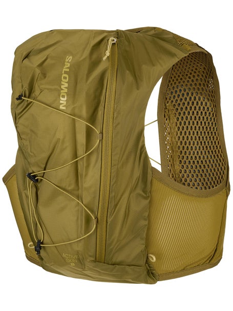 Salomon Active Skin 8 Set Pack Brilliant Olive | Running Warehouse