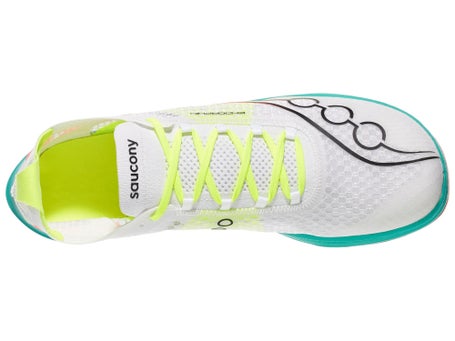 Saucony Endorphin XC Spikes Unisex White Mutant Running Warehouse