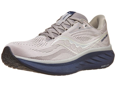 NEW SAUCONY men\'s ride 18 shoe in dove/navy Men main image 2