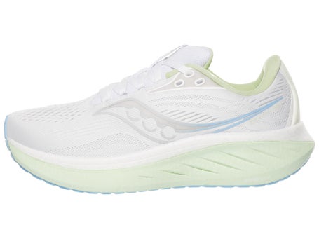 Saucony Ride 18\Womens Shoes\White/Lettuce