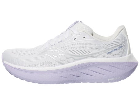Saucony Ride 18\Womens Shoes\White/Thistle