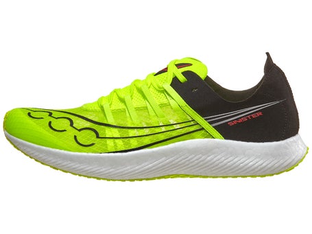 Saucony Sinister Men's Shoes Citron/Black | Running Warehouse