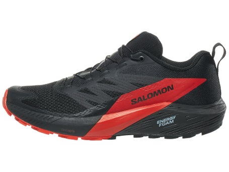 Salomon Sense 5 Men's Shoes Black/Fiery Red/Black | Running Warehouse
