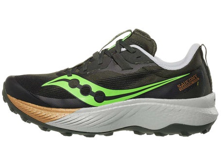 Saucony Endorphin Edge Men's Shoes Umbra/Slime | Running Warehouse