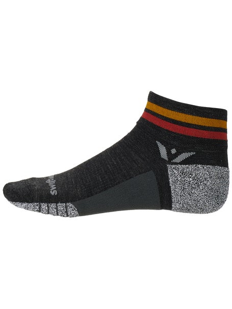 Swiftwick Flite XT Trail Two Quarter Crew Socks Stripe