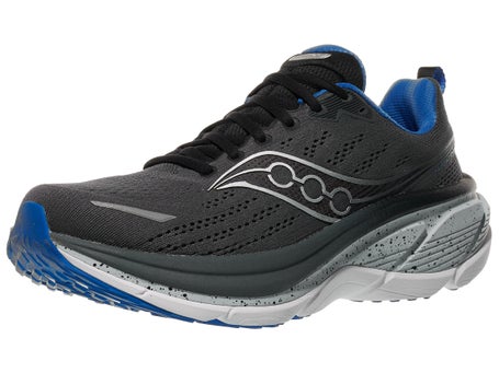 NEW SAUCONY men\'s hurricane 25 running shoe in shadow/black Saucony Men main image 2
