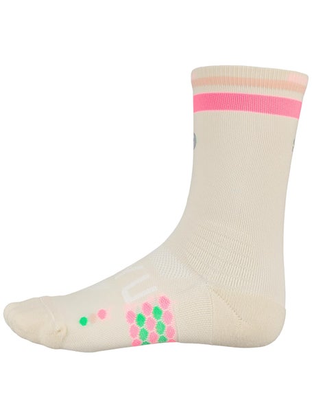 SHYU Racing Crew Socks Cream/Blush/Peach
