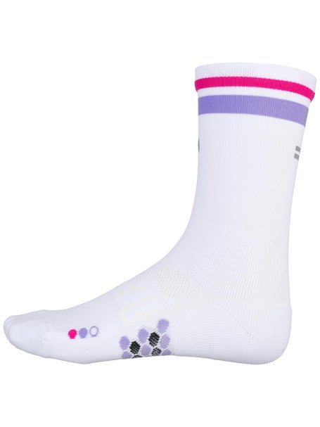SHYU Racing Crew Socks White/Lavender/Magenta