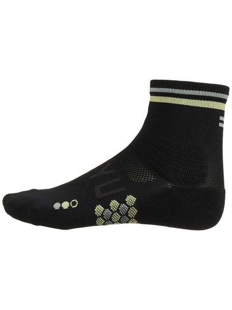 SHYU Racing Quarter Crew Socks Black/Olive/Smoke