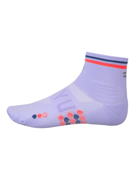 SHYU Racing Quarter Crew Socks Parma/Red/Graphite