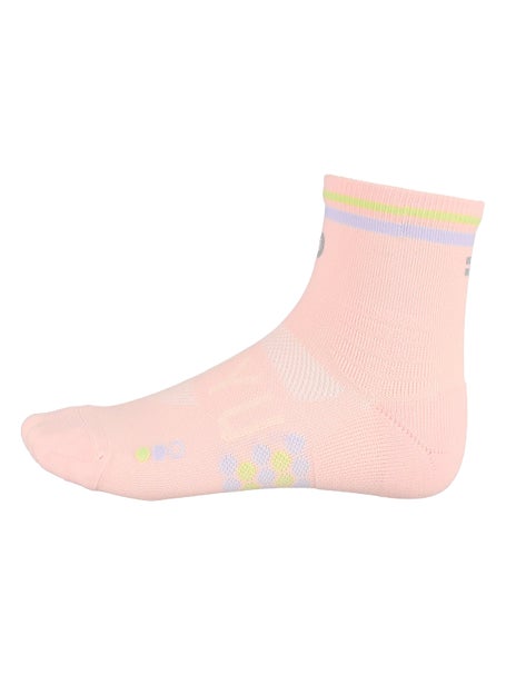SHYU Racing Quarter Crew Socks Sherbet/Lilac/Lime