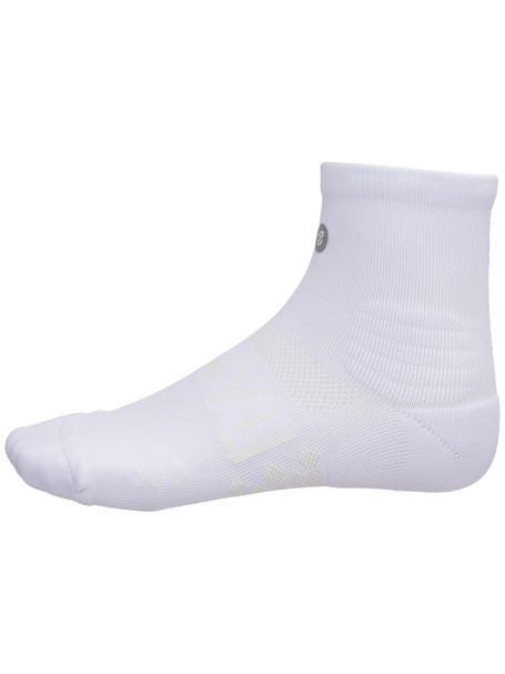 SHYU Racing Quarter Crew Socks White/White/White