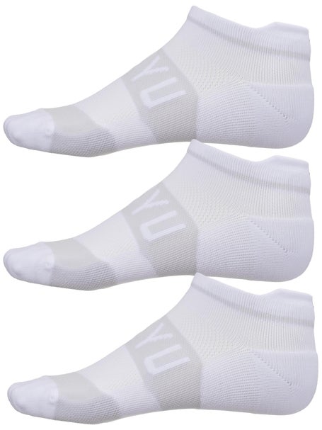SHYU Training No-show Socks 3-Pack White