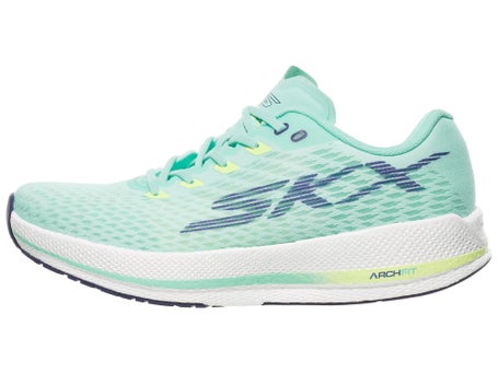 Skechers GOrun Razor 5\Womens Shoes\Aqua/Lime