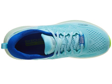 maart Verslinden taart Skechers GOrun Max Road 6 Women's Shoes Blue/Lime | Running Warehouse