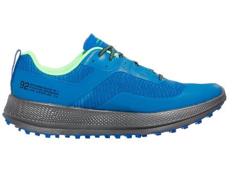 Skechers Razor TRL 2 Men's Shoes Blue Mesh/Green Running