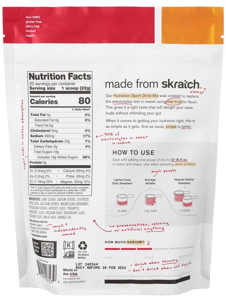 Skratch Labs Sport Hydration Mix — Featherstone Nutrition