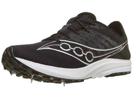 NEW SAUCONY men\'s kilkenny xc 10 spike shoes in black/white Men main image 3