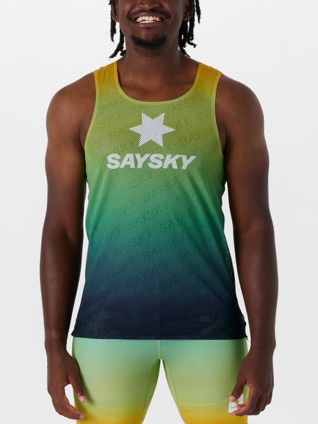 Saysky Mens Drip Dye Flow Air Singlet