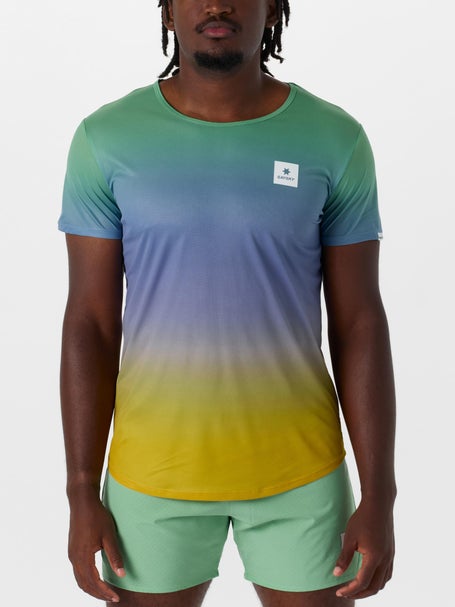 Saysky Mens Drip Dye Flow T-Shirt