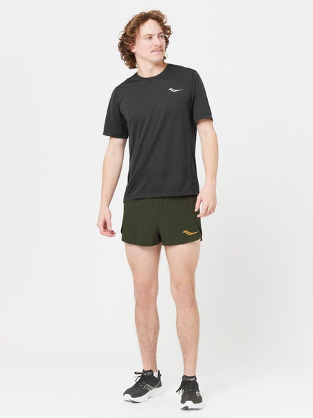 Aero Split 1.5 Short -, Running leggings men