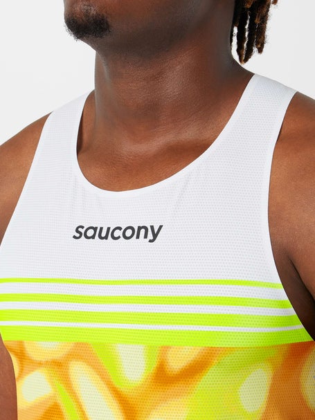 Saucony Men's Elite Print Singlet Running Warehouse