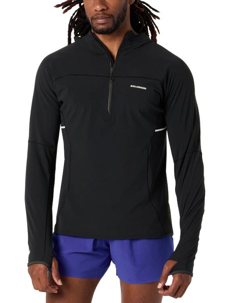 Salomon Mens Sense Aero Hybrid Half Zip Hoodie