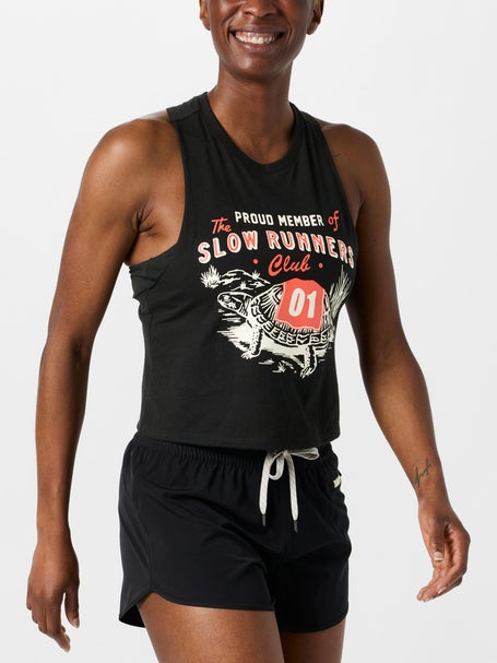 SMRC Womens Slow Runners Club Racerback Crop