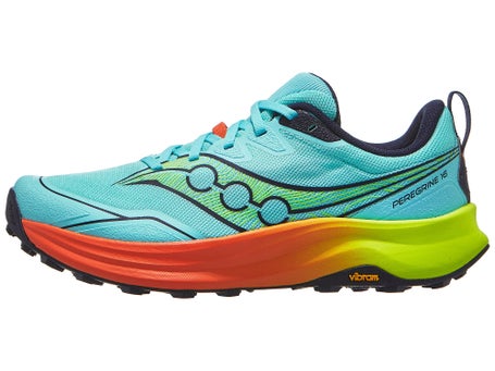 Saucony Peregrine 16\Mens Shoes\Splash/Citron