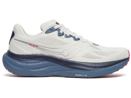 Saucony Ride 19\Mens Shoes\Ivory/Storm