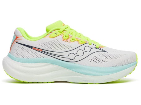 Saucony Ride 19\Womens Shoes\White/Splash