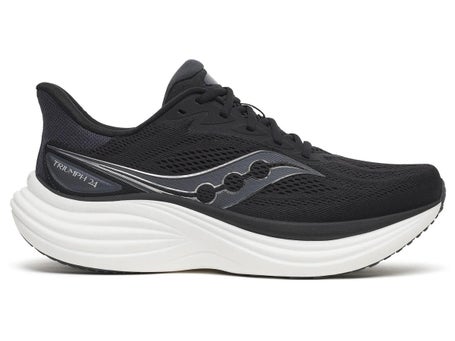 Saucony Triumph 24\Mens Shoes\Black/Silver