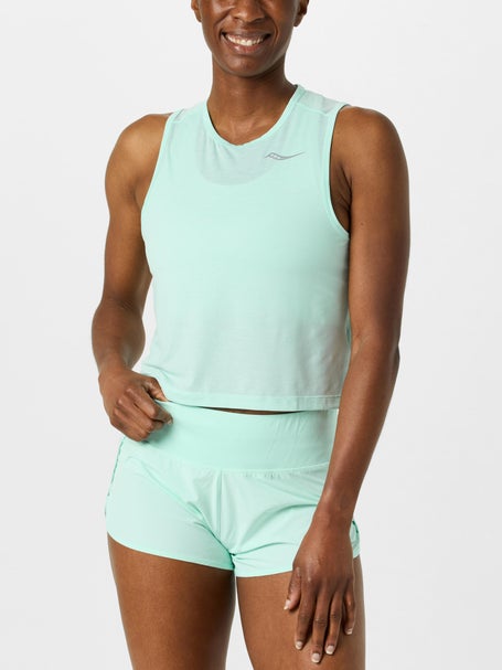 Saucony Womens Stopwatch Crop Tank