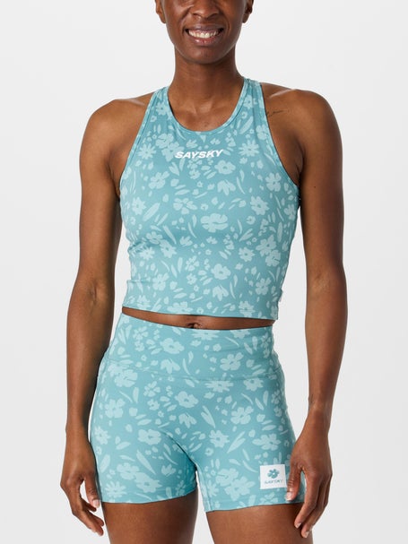 Saysky Womens Flower Combat Crop Top
