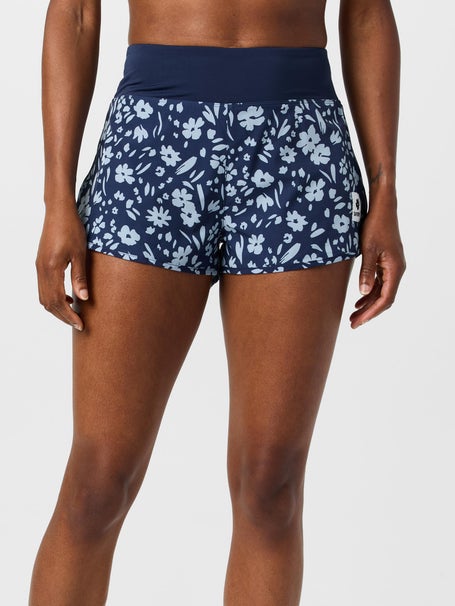 Saysky Womens Flower Print Pace 3 Shorts