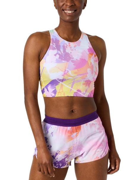 Sound Running Womens Speed Gallery Crop Tank