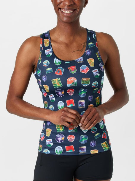 Sprints Womens Running Tanks National Parks